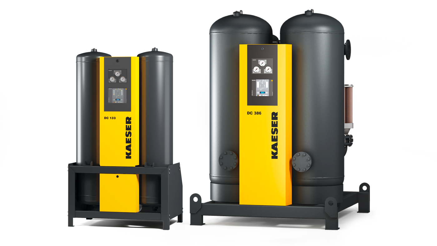 Desiccant dryers from Kaeser Compressors for dry compressed air